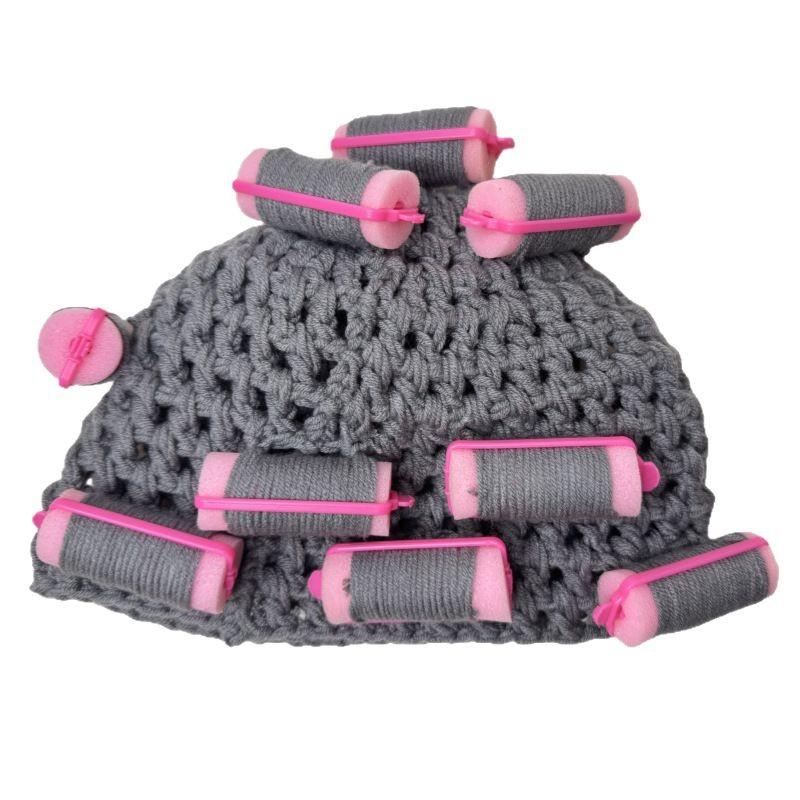 New Curly Hair Landlord Lady Hairstyle Unisex 100% Acrylic Common Fabric Image Style Casual Hat