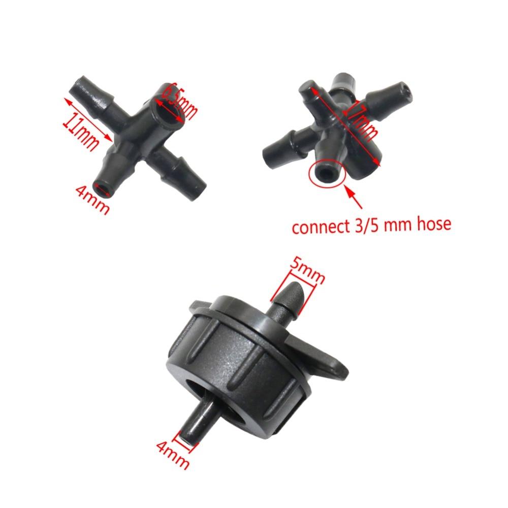 4- сторонняя насадка для орошения сада 2л, 4л, 8л. Подходит для капельного полива