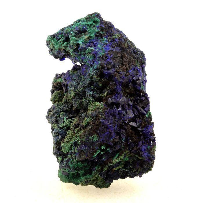 Pierres et Minéraux. Azurite + Malachite. 388.0 ct. Guangdong, Chine.