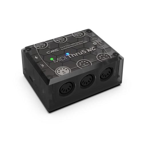 CME MIDI Thru5 WC - 1-in 5-out MIDI Interface - High-speed MIDI Thru for All MIDI Data Transfer - High-precision 1-to-5 MIDI Splitter