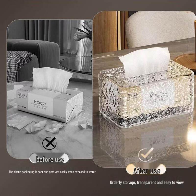 LIEI Light Luxury Tissue Box