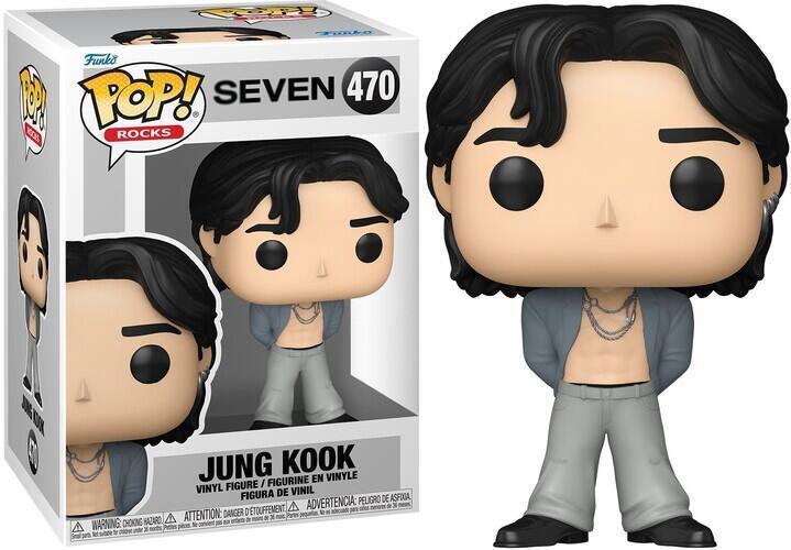 [USED] Funko POP! ROCKS 470 JUNGKOOK -SEVEN-
