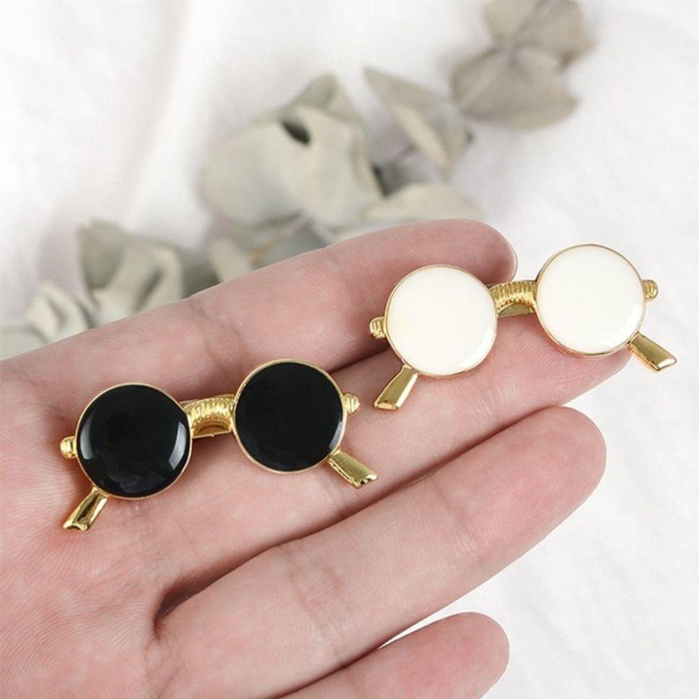 Suit Accessories Sunglasses Shape Jackets Enamel Pins Collar Pins Brooch Glasses Brooch Badge