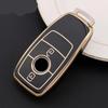 2 Buttons TPU Car Remote Key Case Cover Shell for Mercedes Benz A C E S G Class GLC CLE CLA W177 W205 W213 W222 X167 AMG
