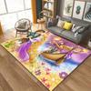 1pc Tangled Pattern Area Rug Soft Flannel Floor Mat for Living Room, Office, Bedroom and Carpet, Sofa Coffee Table Floor Mat