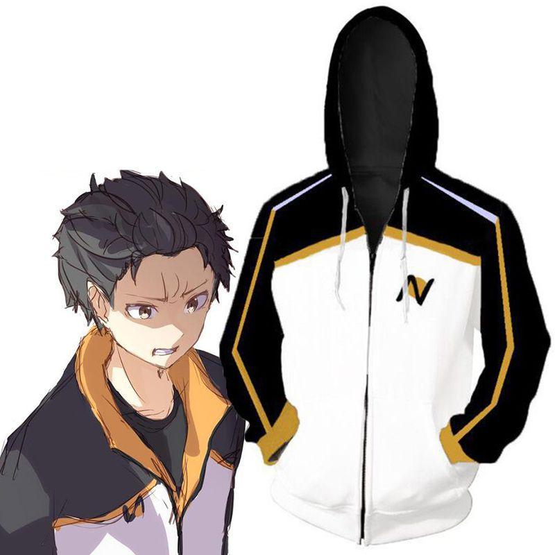 Худи Свитшот Пуловер Kara Rezero Hajimeru Isekai Seikatsu Subaru Natsuki