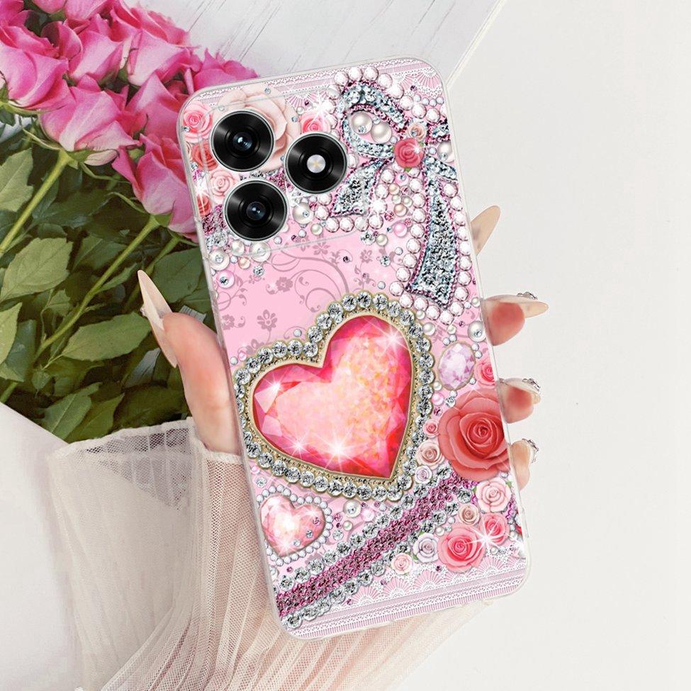 Case For Honor X5C Plus Cover Transparent Luxury Cute Cat Fashion Butterfly Cool Painted Casing For Honor X5cPlus