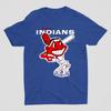 Cleveland Indians The Indians T-shirt Blue Tee All Sizes JJ4506