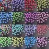 Home Party Supplies 50Pcs Wholesale Acrylic Beads Heart Star Frosted Matte Necklace Bracelet DIY For Pendant Jewelry Making
