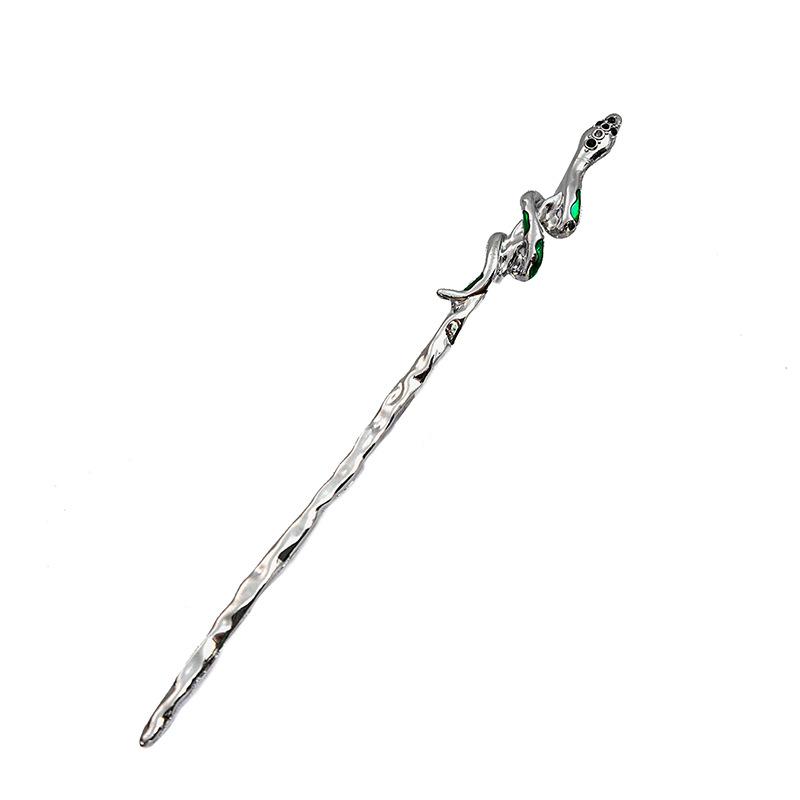 Национальный стиль Новая китайская заколка для волос Жидкий металл Бабочка Заколка Полумесяц Набор Бриллианты Винтаж Бамбуковые сочленения Кисточка Заколка для волос Прическа Заколка