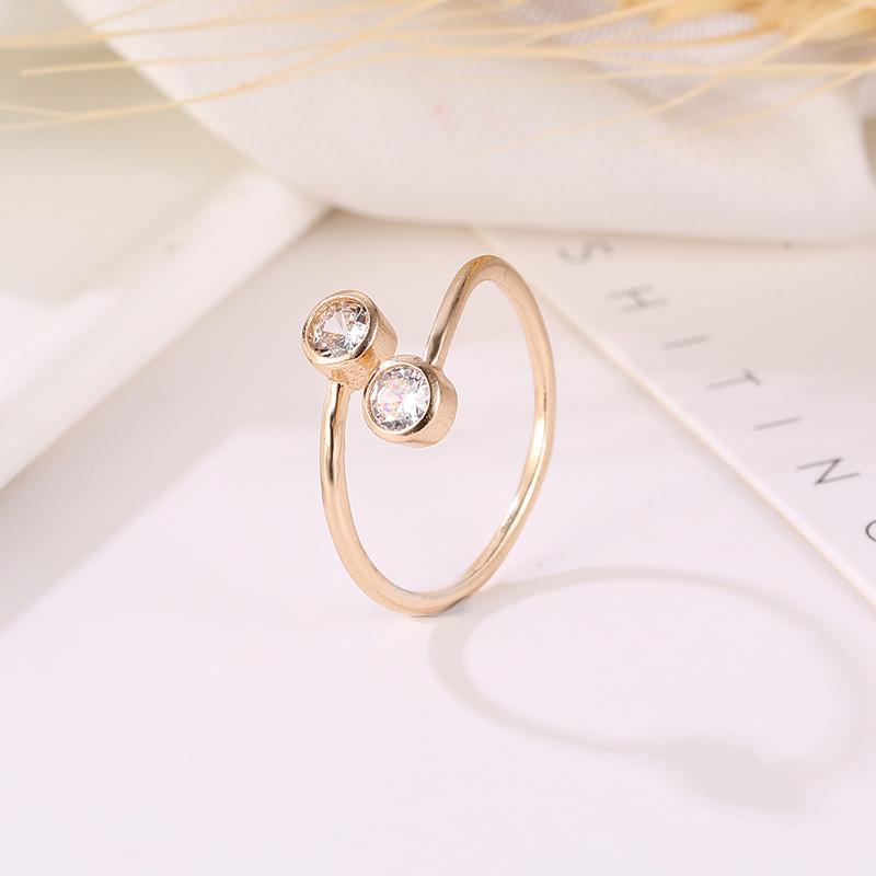 Модное кольцо с индивидуальным открытием, регулируемое кольцо для женщин, подарок на годовщину свадьбы ARI