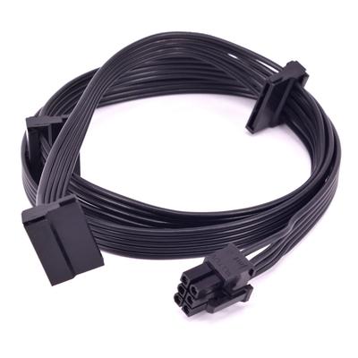 Кабель питания PCI-E 6pin на 3 SATA доступен только для блоков питания серий Corsair hxi hx1200i hx1000i hx850i hx750i.