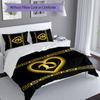 3pcs Dresden City Emblem pattern bedding set duvet cover set includes duvet cover &pillowcases, perfect all season bedroom decoration & gift