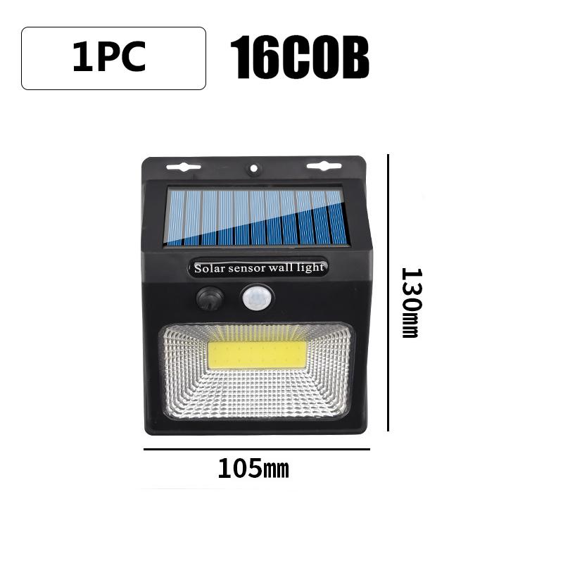 30/96/112LED Солнечный Светильник Уличный Солнечный Настенный Светильник Датчик Тела Человека 3 Режима Водонепроницаемый Садовый Декор Уличный Светильник Питание От Солнечного Света