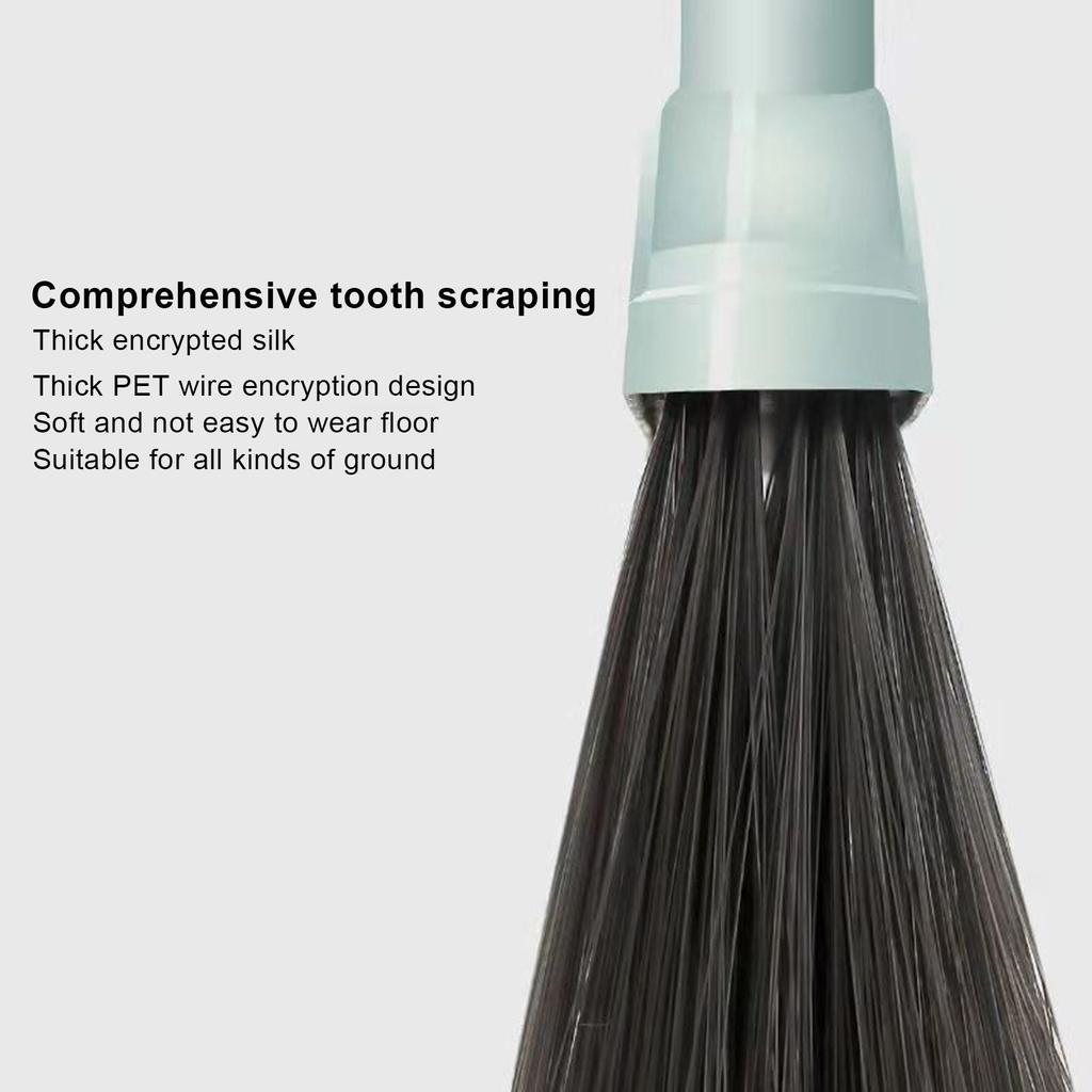 Broom and Dustpan Set for Home - Dust Pans with Long Handle | Outdoor Indoor for Home Kitchen Room Office | Must Haves for Home