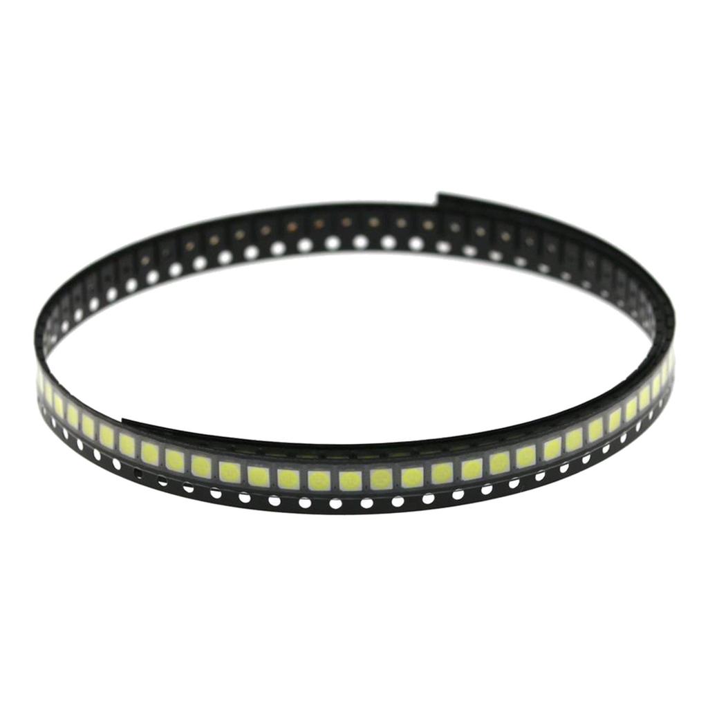 100 шт 3528 (+1210) Белые SMD светодиодные чипы (Поверхностный монтаж 3ммx3мм 3В 6В 9В) Лампочки