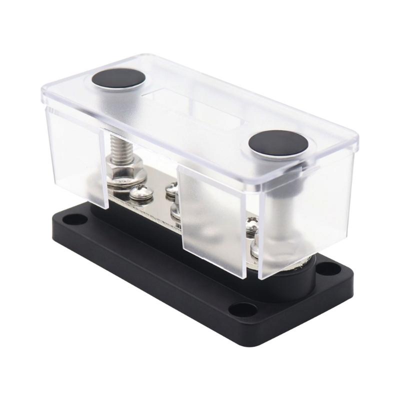 3-контактный блок распределения питания, шина с крышкой, номинальный ток 150 А, морская шина, автомобильная и солнечная проводка