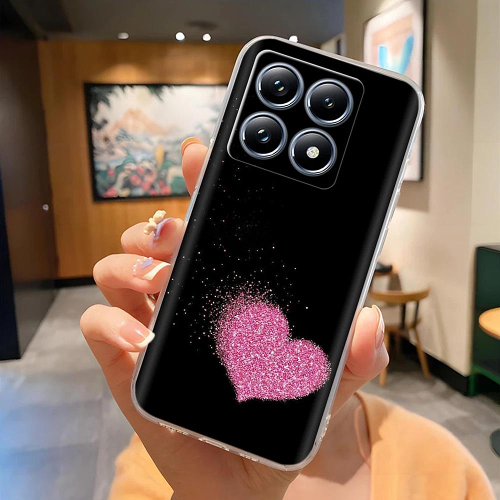 Для Xiaomi 14T Чехол Мягкий Силиконовый Прозрачный Противоударный Чехол для Телефона Для Xiaomi Mi 14t Pro Mi14T Легкая Задняя Крышка Funda Capa