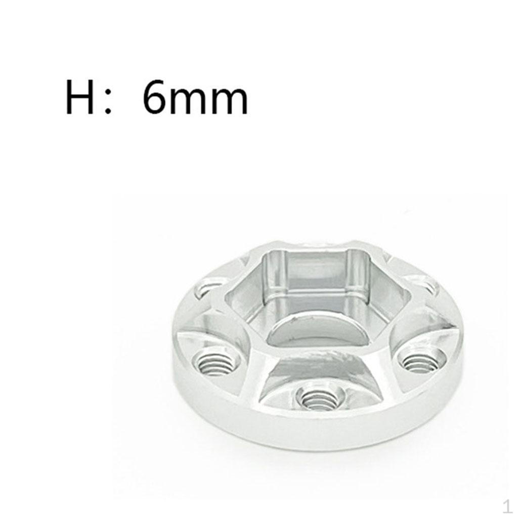 Hexagon Wheel Hubs Spare Parts Aluminum Alloy Modification Accessories Widening for RC Crawler