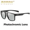 AORON брендовый дизайн TR90 фотохромные поляризационные солнцезащитные очки в оправе для мужчин и женщин уличные модные антибликовые очки UV400 для вождения спортивные очки