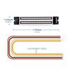 Dual Channel 12 Bit LED Music Spectrum Level Indicator Light Adjustable Light Speed 7-12V VU Meter Stereo Amplifier Board