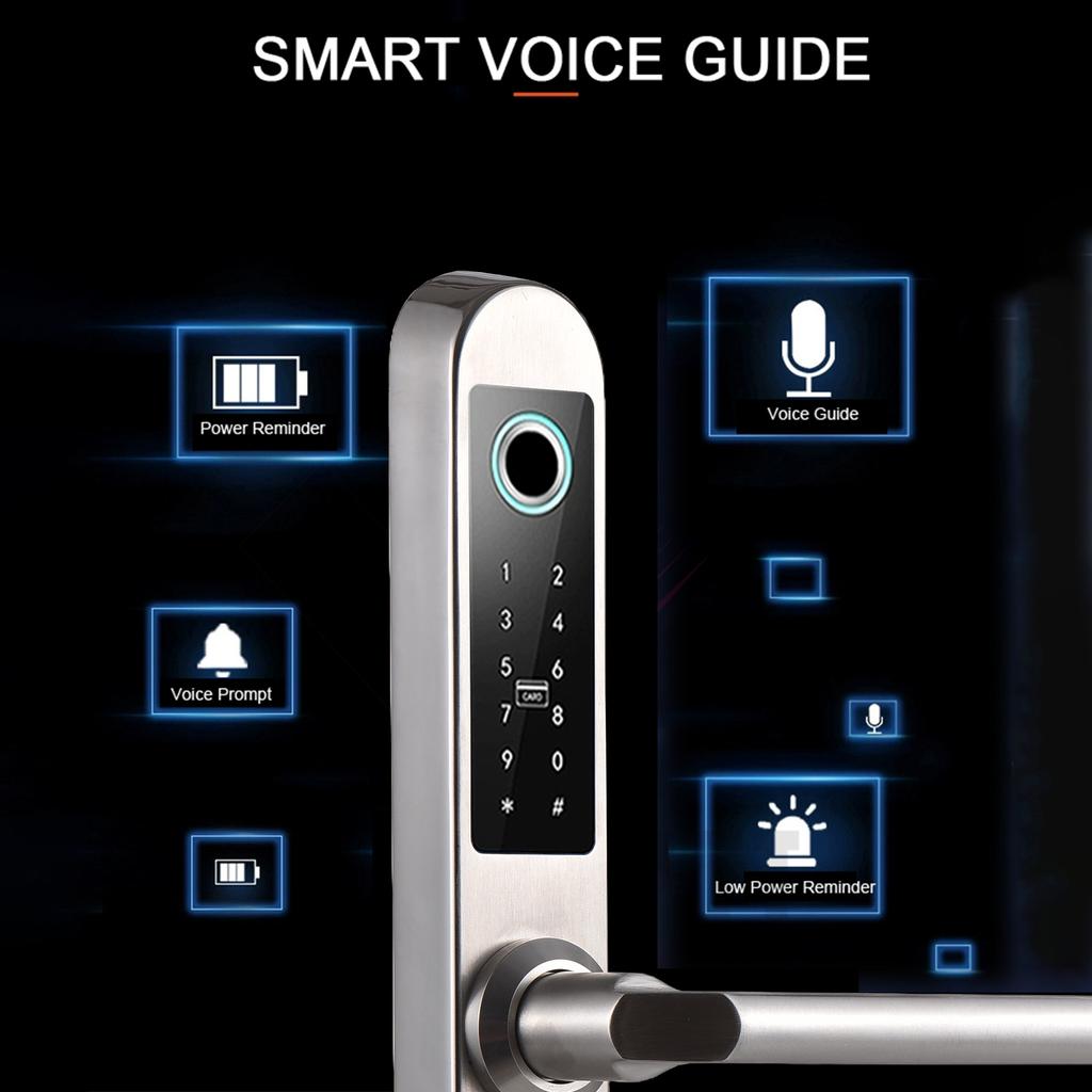 WAFU TY WiFi Smart Lock с камерой бесключевой доступ дверной замок ручка водонепроницаемая нержавеющая сталь