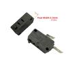 Snap Action Contact Component 4 Pack, 1NO 16A 250V Replacement Part, Black Housing with Metal Contacts for Appliance Repair Use and Spare Stock