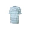 Downtown Striped Round Neck Short Sleeve T-Shirt Men Tops Sky-Blue 597457-18