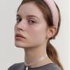 LOVE ME MONSTER Pearl Charm Sheer Ribbon Choker (L241MNK040)