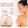 Get Smooth and Radiant Skin with Peach Scrub Moisturizing Exfoliating Softening Chicken Skin and Removing Dirt