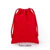 Cotton Drawstring Storage Bag White Canvas Bags for Candy Gift Package Pouch Reusable Home Sundries Organize Dustproof Sacks