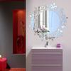 20cm Circular Mirror Wall Sticker Acrylic Mirror Decals Ceiling Decorative Mirror for Room Bathroom Modern Home Decoration