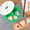 6-in-1 Bento Rice Mold Kit BPA-Free Sushi Press for Seaweed Rolls Japanese Onigiri Mold Triangle Maker for Home Party Food Prep