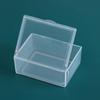 Прозрачная коробка для хранения квадратных мелких предметов, упаковочные коробки, контейнер для ювелирных изделий, бусин, органайзер для разной мелочи, рыболовные инструменты