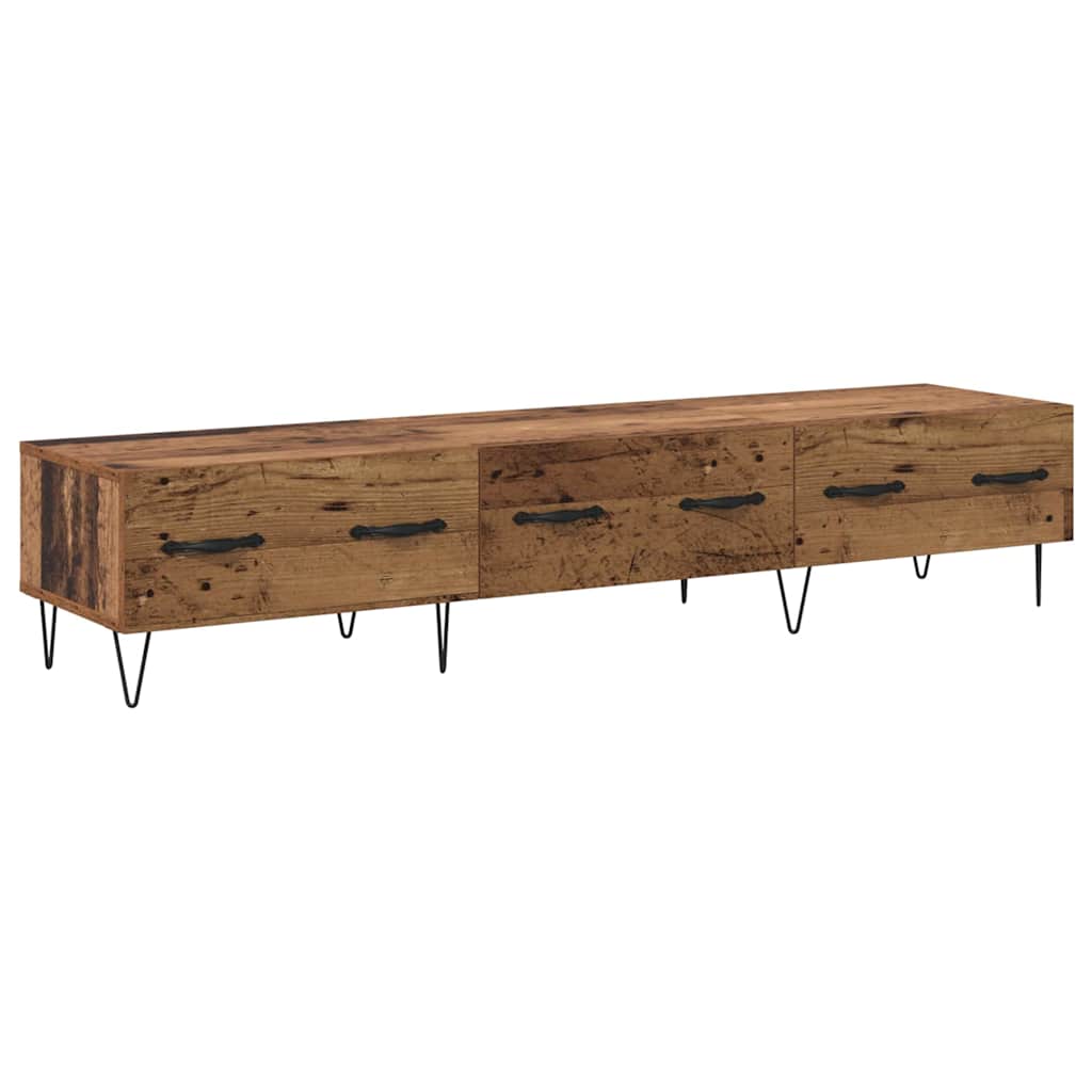 TV Stand Reclaimed Wood Look 150 x 36 x 30 cm Engineered Wood