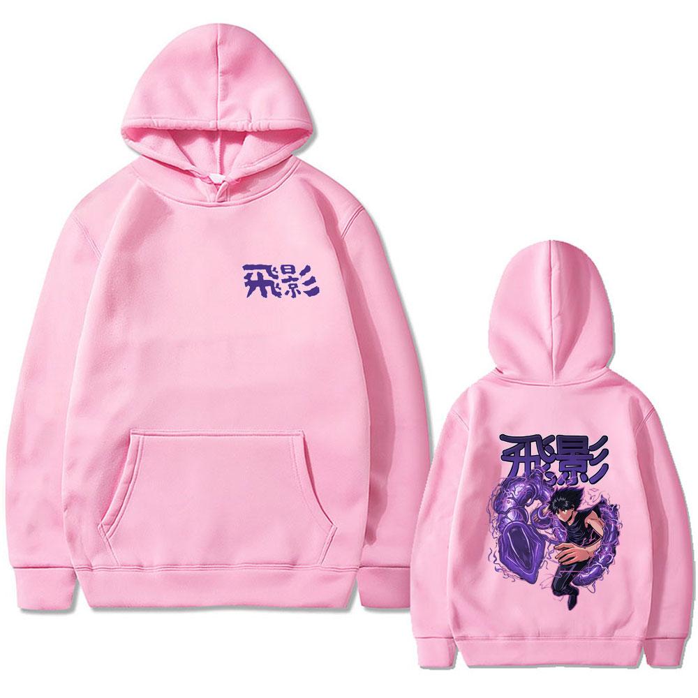 Anime YuYu Hakusho Hiei Hoodie Unisex Hip Hop Cartoon Oversized Pullover Hoodies Male Fashion Casual Vintage Hooded Tracksuit