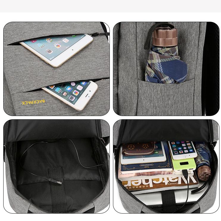 Рюкзак из трех частей. Бизнес-рюкзак. Рюкзак. Холщовая сумка. Студенческая сумка.