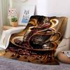 Coffee Day Flannel Blanket Throw Blanket Soft Warm Sofa Bed Camping home Decor Unique Christmas Gift C9261228