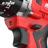 NAWIN 150NM Electric Screwdriver 13mm Ice Drill For Fishing Brushless Impact Electric Drill For Concrete Power Tool