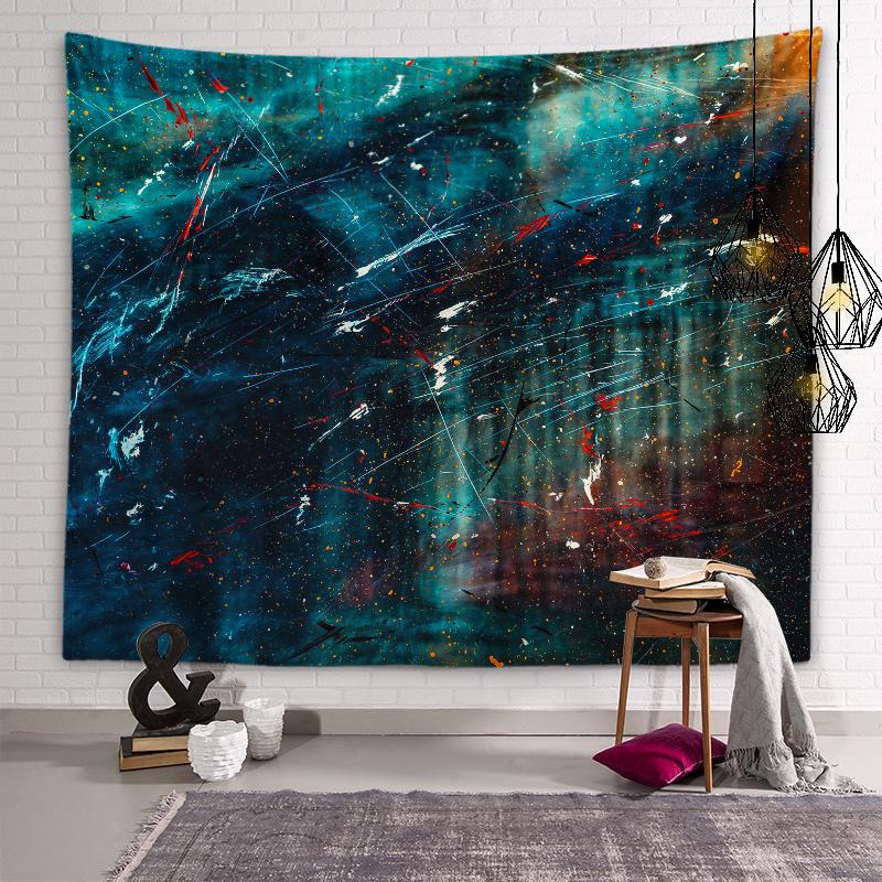 Психоделическая Геометрия, индивидуальный гобелен, хиппи, гобелен в стиле бохо, настенный художественный декор, гостиная, спальня, домашний декор, гобелен
