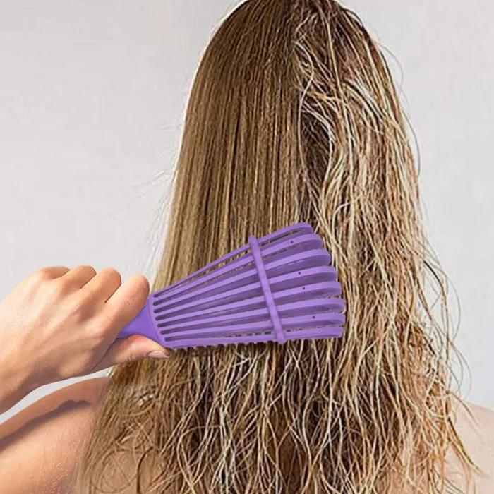 Hair Racing 8 Curly Hair Comb for Combing Curly and Tangled Hair