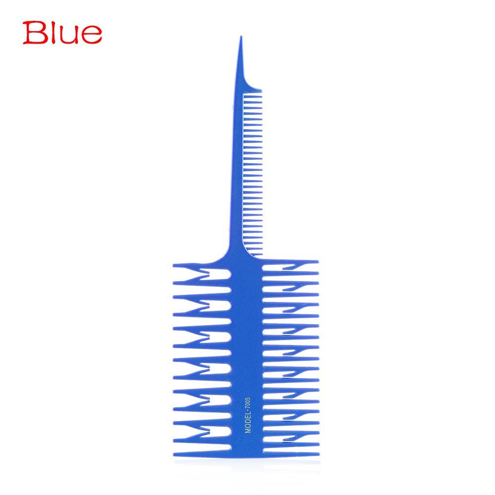Парикмахерская DIY Двусторонняя расческа для окрашивания Мелирование Салонный инструмент для окрашивания Отдельный