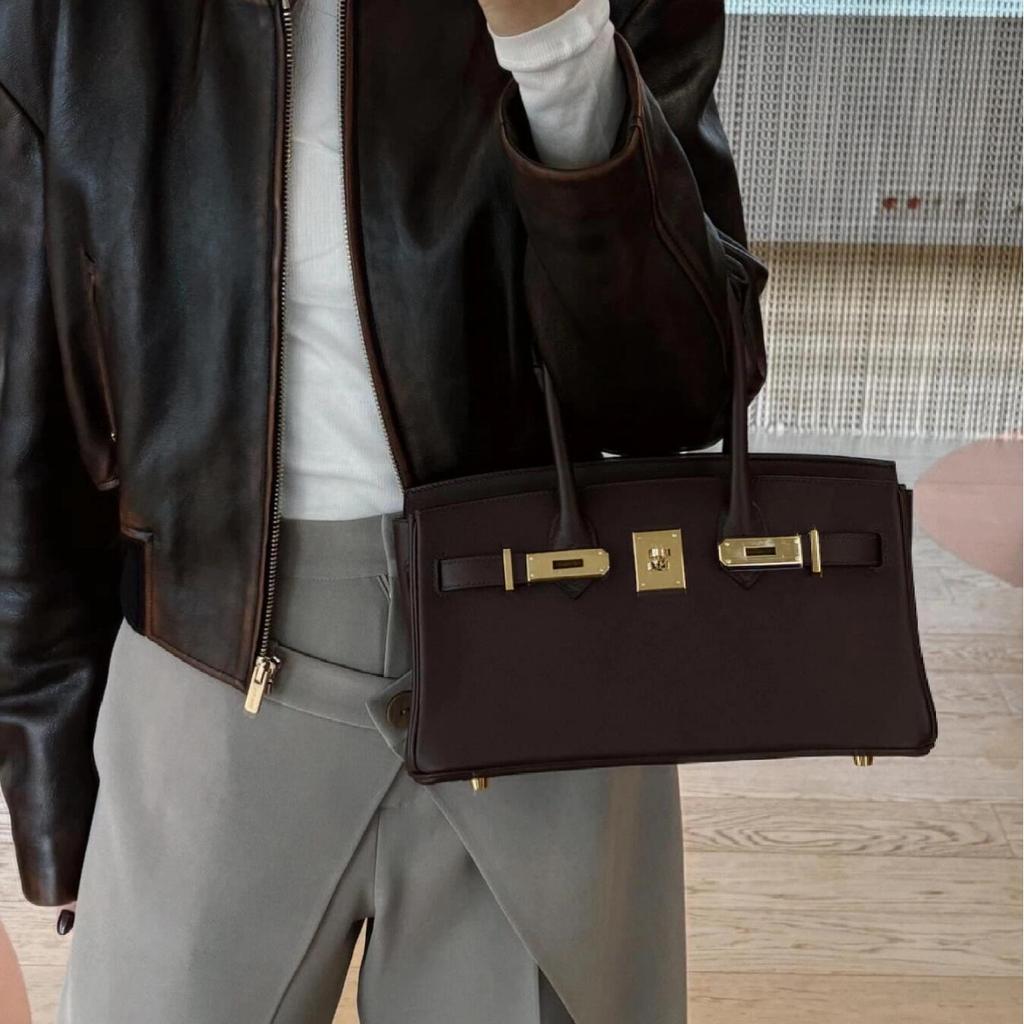 Новое поступление Сумка на пояс из коровьей кожи высшего качества Togo Металлическая цепочка Металлическая пряжка Простая наплечная сумка Женская