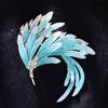 Blucome New Phoenix Wing Flower Brooch Elegant Suit Cheongsam Atmosphere Animal Wing Corsage Accessories Suit Brooches