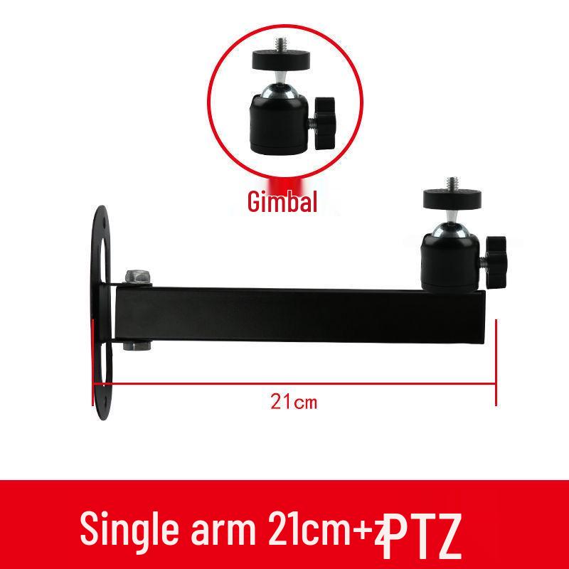 Foldable Wall Mount Projector Bracket with Universal Ball Head for Bedside Use