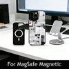 Винтажный чехол для телефона с газетным принтом для iPhone17,16,15,14,13,12,11 Plus,Pro, магнитный, для Magsafe, беспроводной зарядки