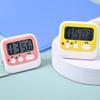 Digital LCD Kitchen Timer with On/off Switch, Mute and Loud Alarm, 24-hour Clock, Children, Teachers, Kitchen