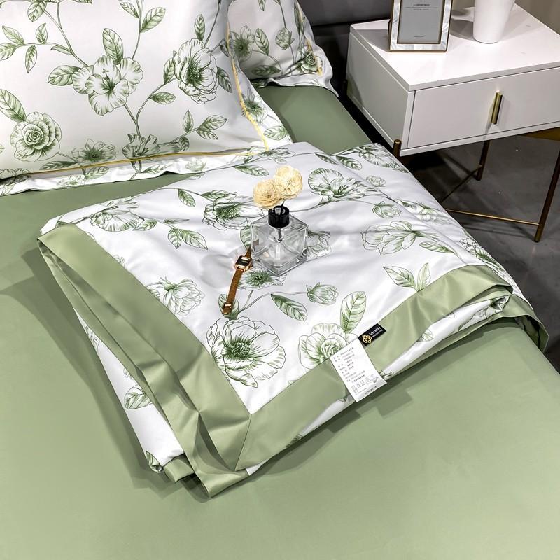 Летнее постельное белье из стираного ледяного шелка, полиэстеровое домашнее атласное летнее одеяло с кондиционером, одеяло, текстильное постельное белье