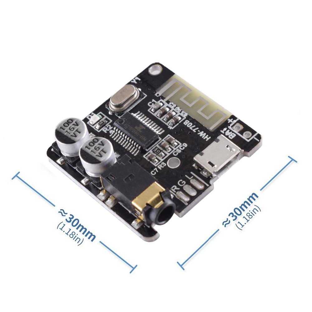 1-20PCS Bluetooth Audio Receiver Board Bluetooth 5.0 MP3 Lossless Decoder Board Wireless Stereo Music Module 3.7-5V XY-BT-Mini
