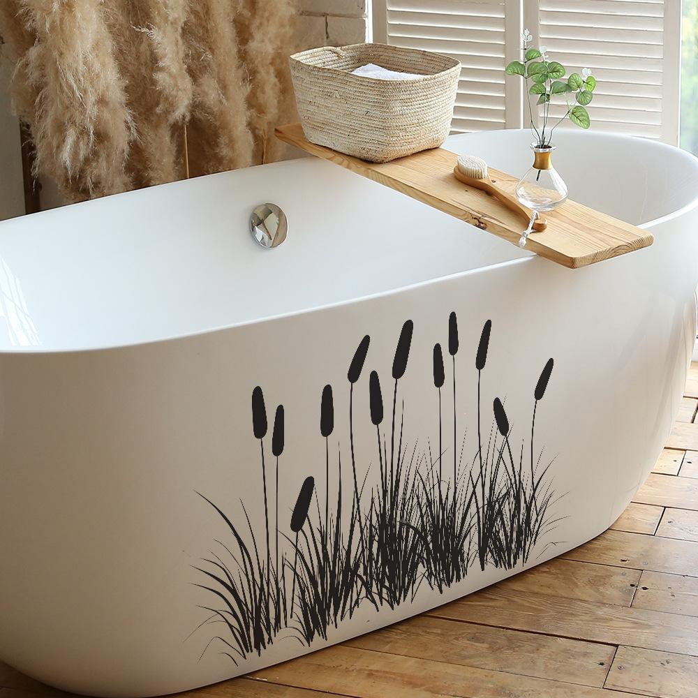 Растения Лаванда Кухня Столовая Дом Фон для Стен Ландшафтный Дизайн Декоративные Наклейки на Стену